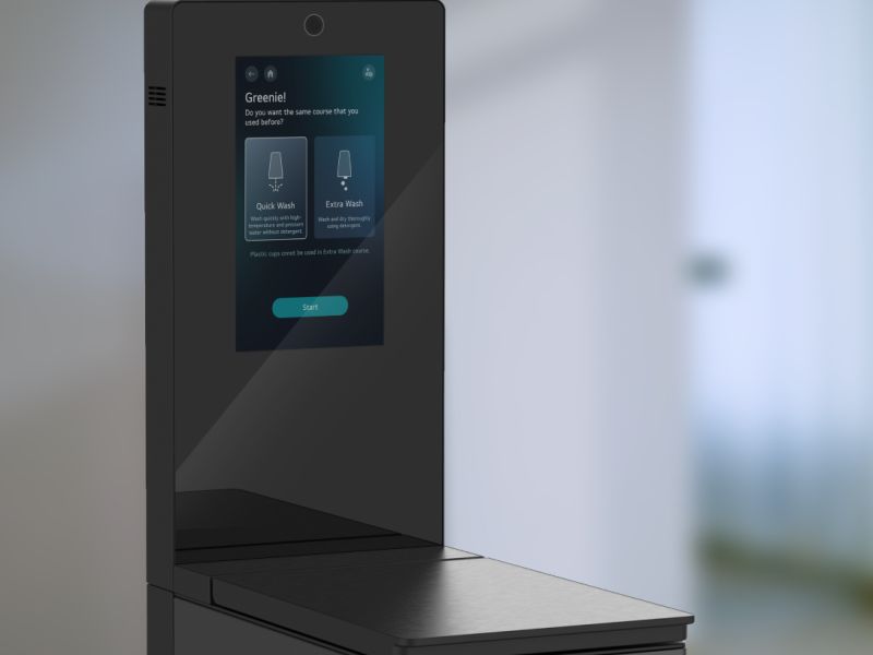 Technoretail - LG lancia la nuova lavabicchieri hi-tech per uso commerciale 